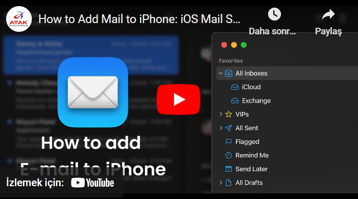 How to add email to iPhone - Atak Domain